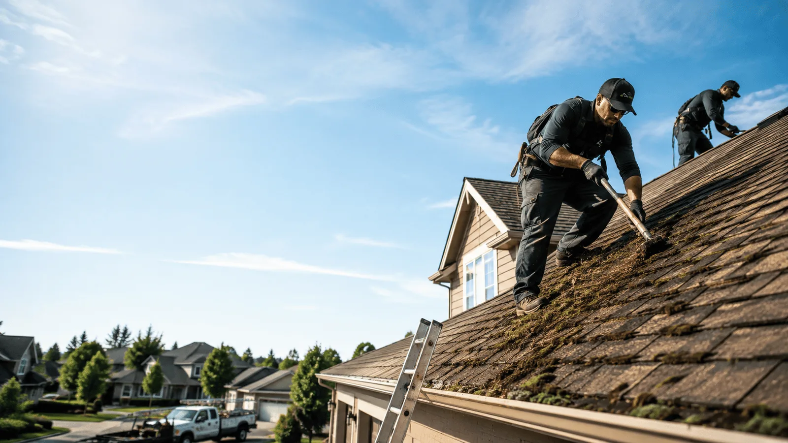 Roof Moss Removal in Oakdale, IL near me